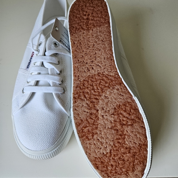 Supega white platform sneaker- 8.5 - Picture 4 of 5